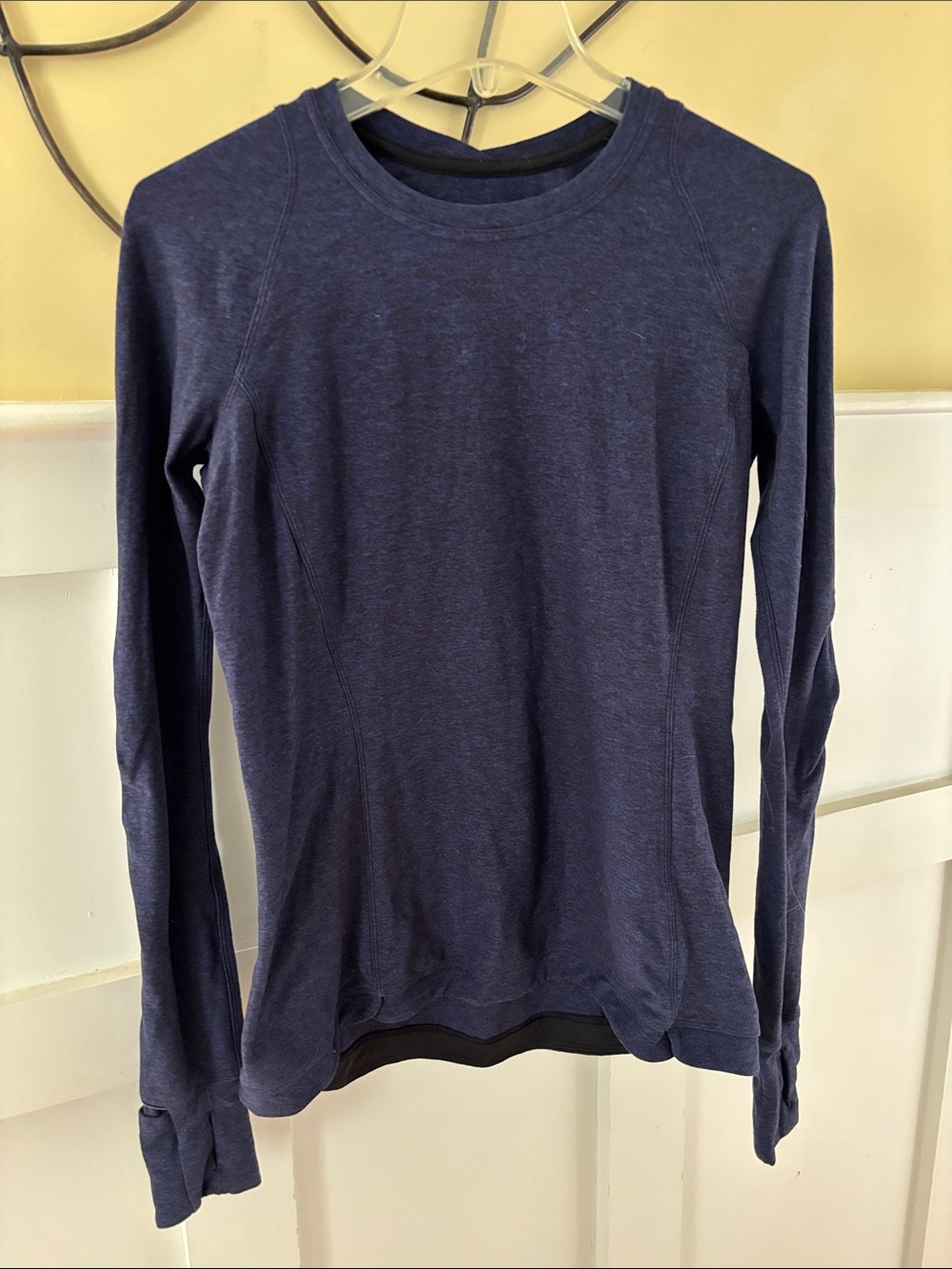 lululemon athletica Long Sleeve Crew Top - Navy